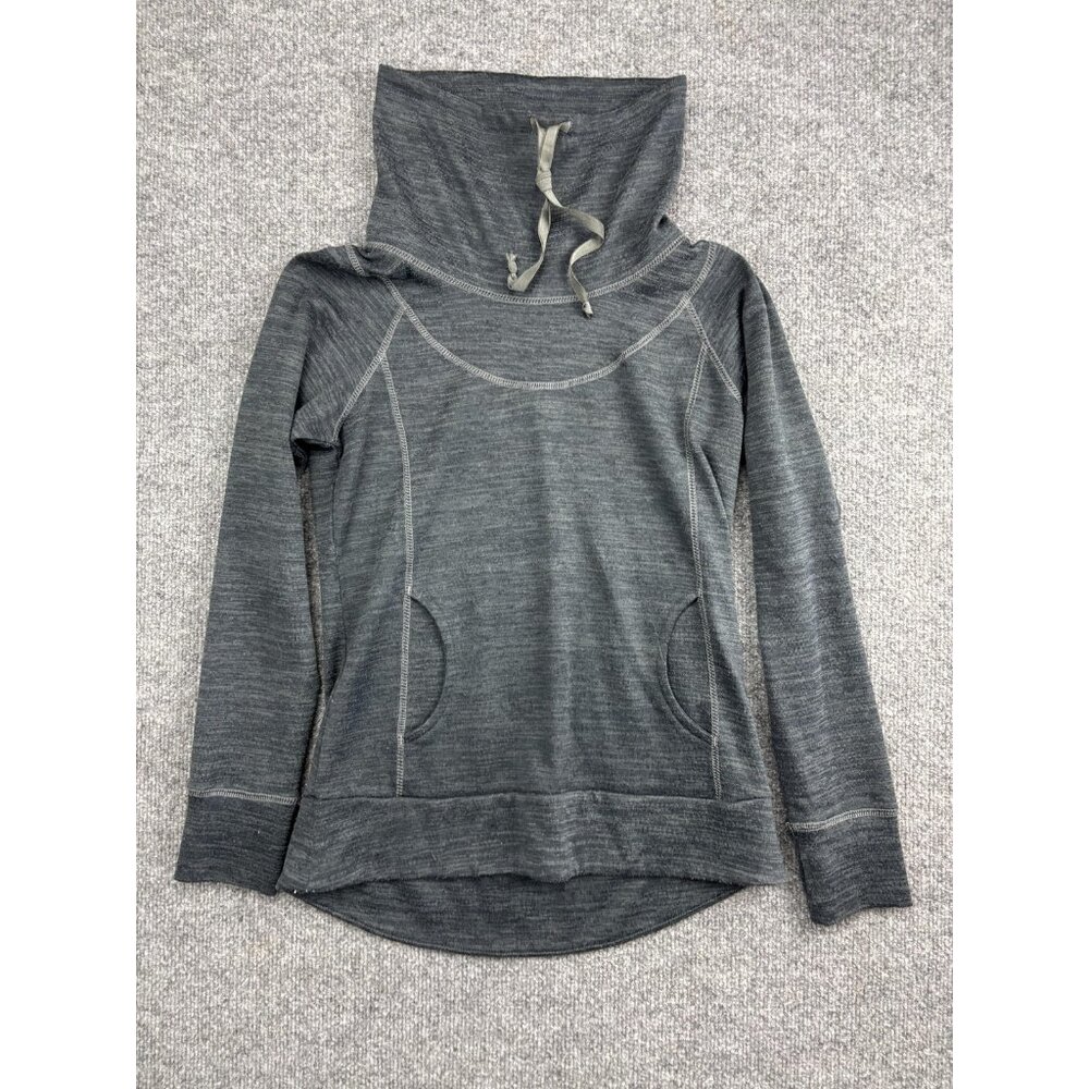 Kuhl Pullover‎ Sweater Womens XS High Neck Drawstring Merino Wool Blend Outdoor